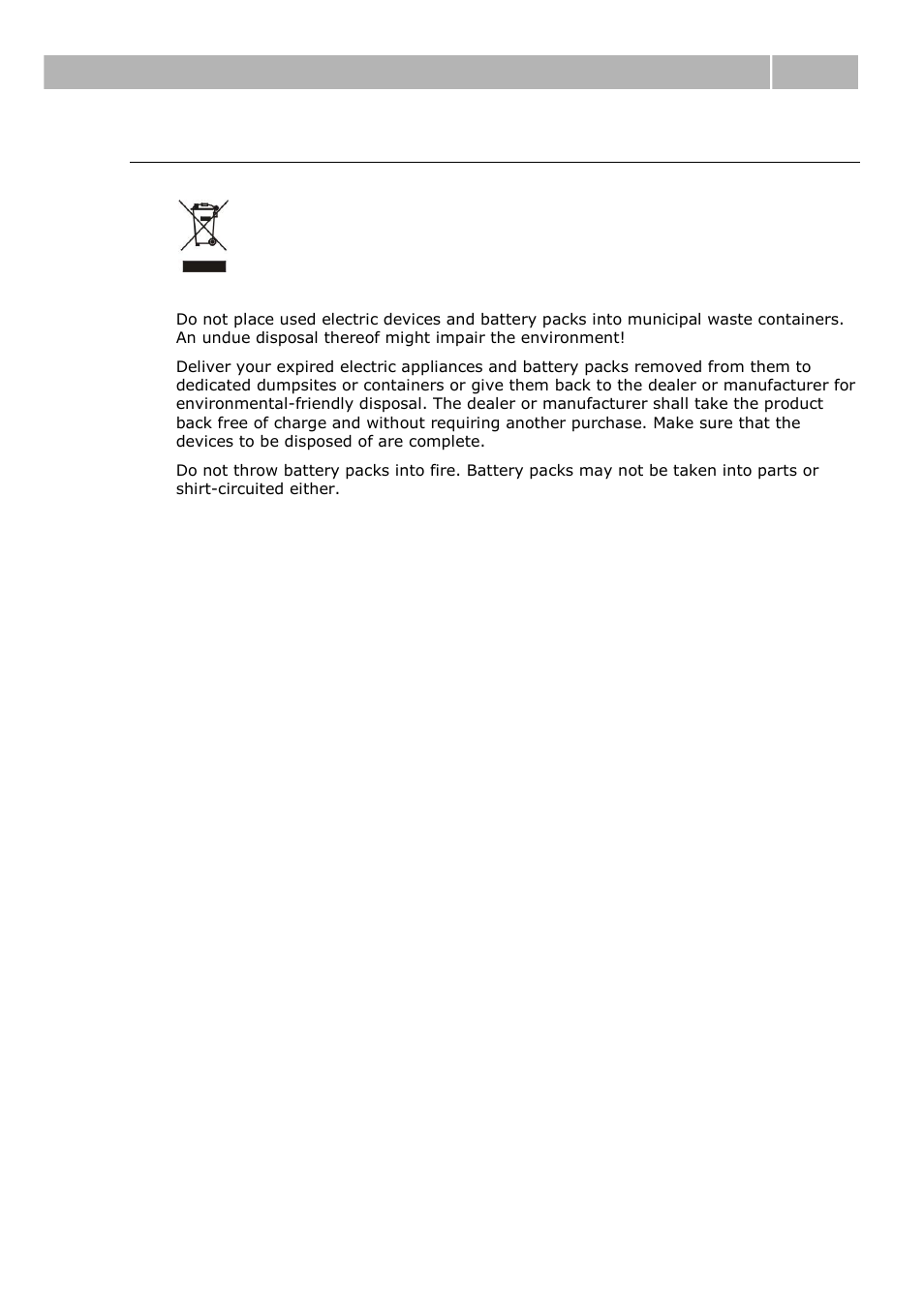 Electric waste and used battery pack handling, General instructions and cautions 8.4 | 2N BRI Lite/Enterprise v1.1 User Manual | Page 108 / 109