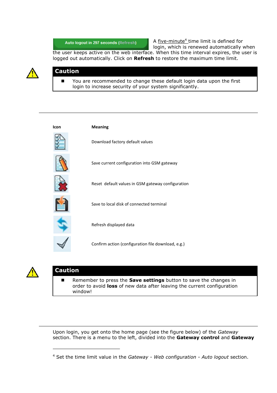 Web icons, Home page | 2N BRI Lite/Enterprise v1.1 User Manual | Page 58 / 109