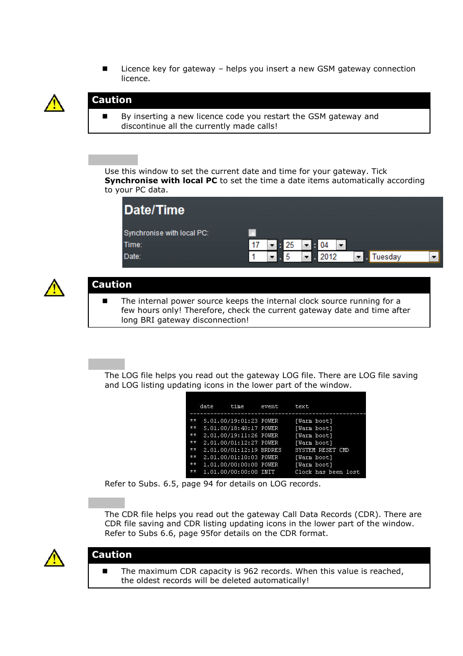 2N BRI Lite/Enterprise v1.1 User Manual | Page 61 / 109