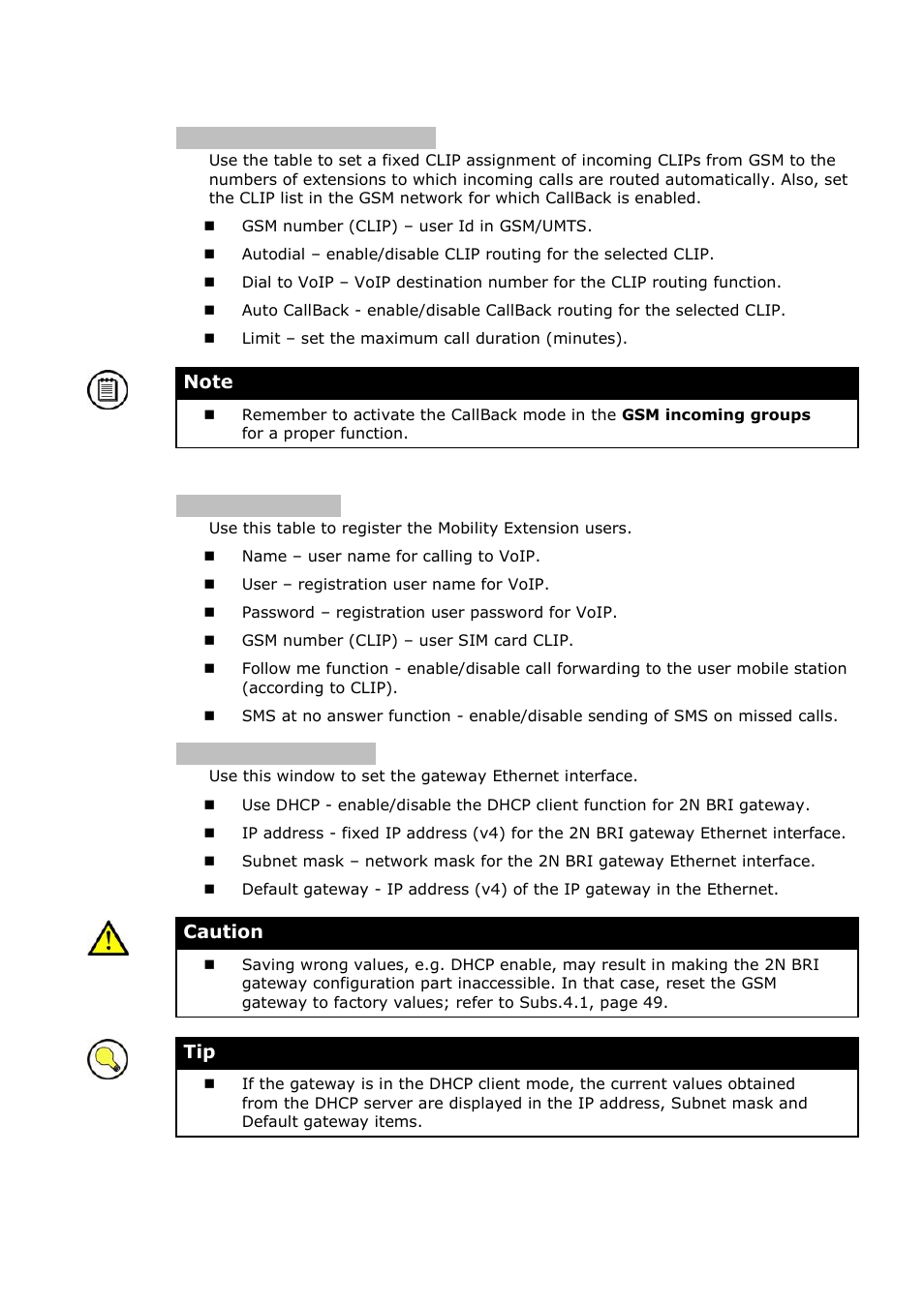 2N BRI Lite/Enterprise v1.1 User Manual | Page 77 / 109