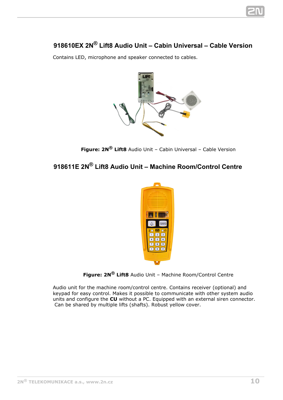 2N Lift8 v1.6.0 User Manual | Page 10 / 247