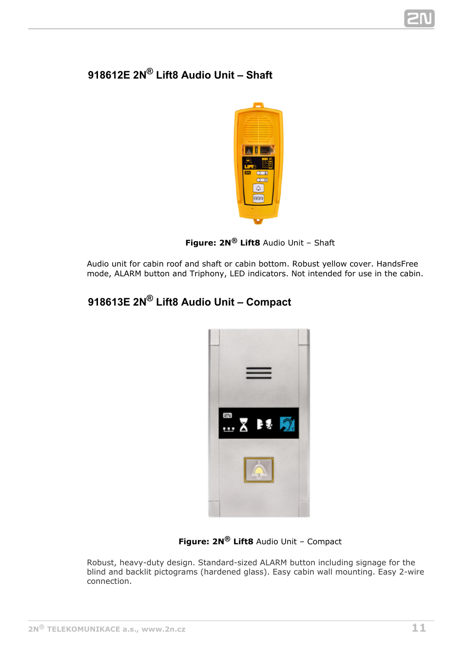 2N Lift8 v1.6.0 User Manual | Page 11 / 247