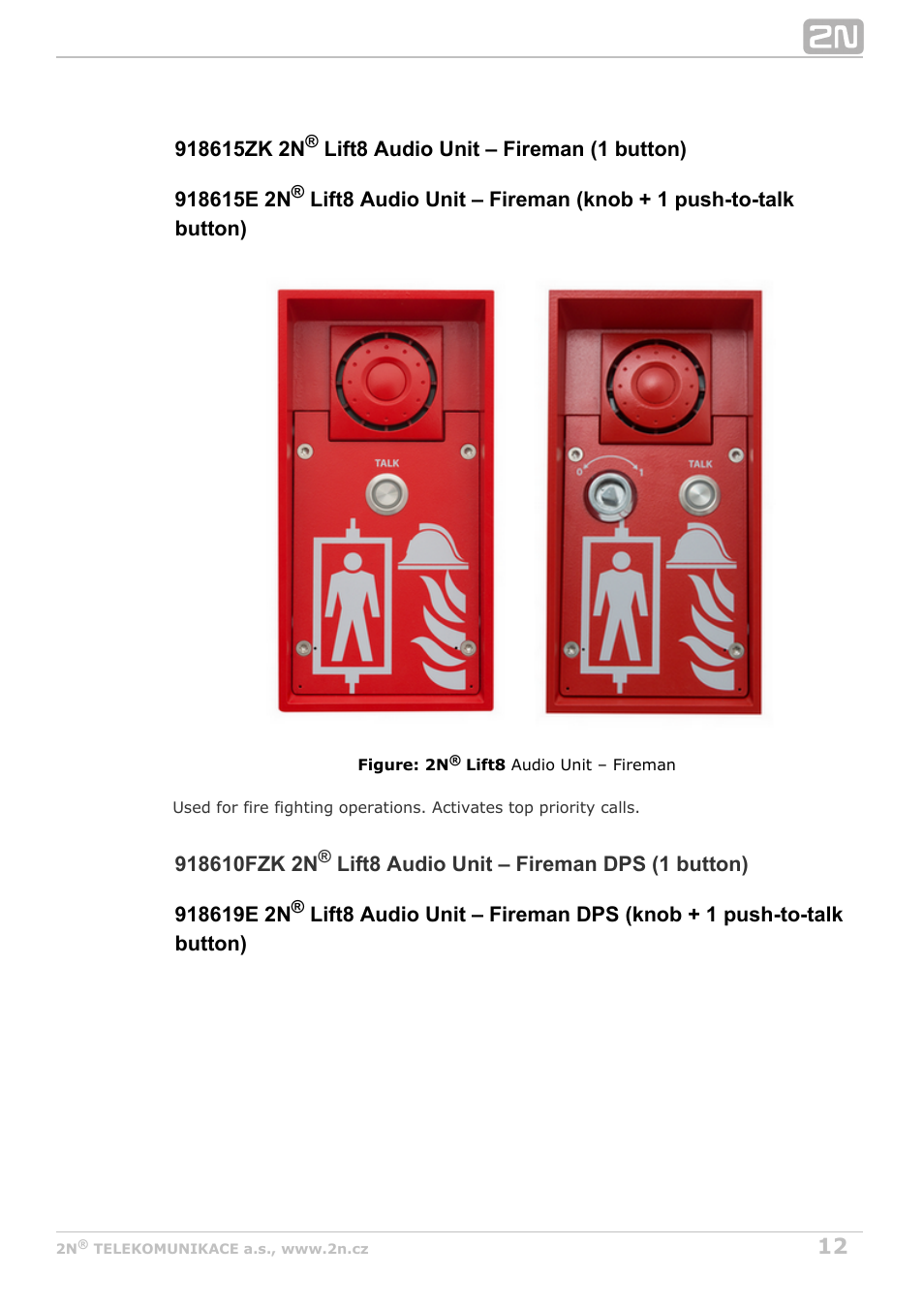 2N Lift8 v1.6.0 User Manual | Page 12 / 247