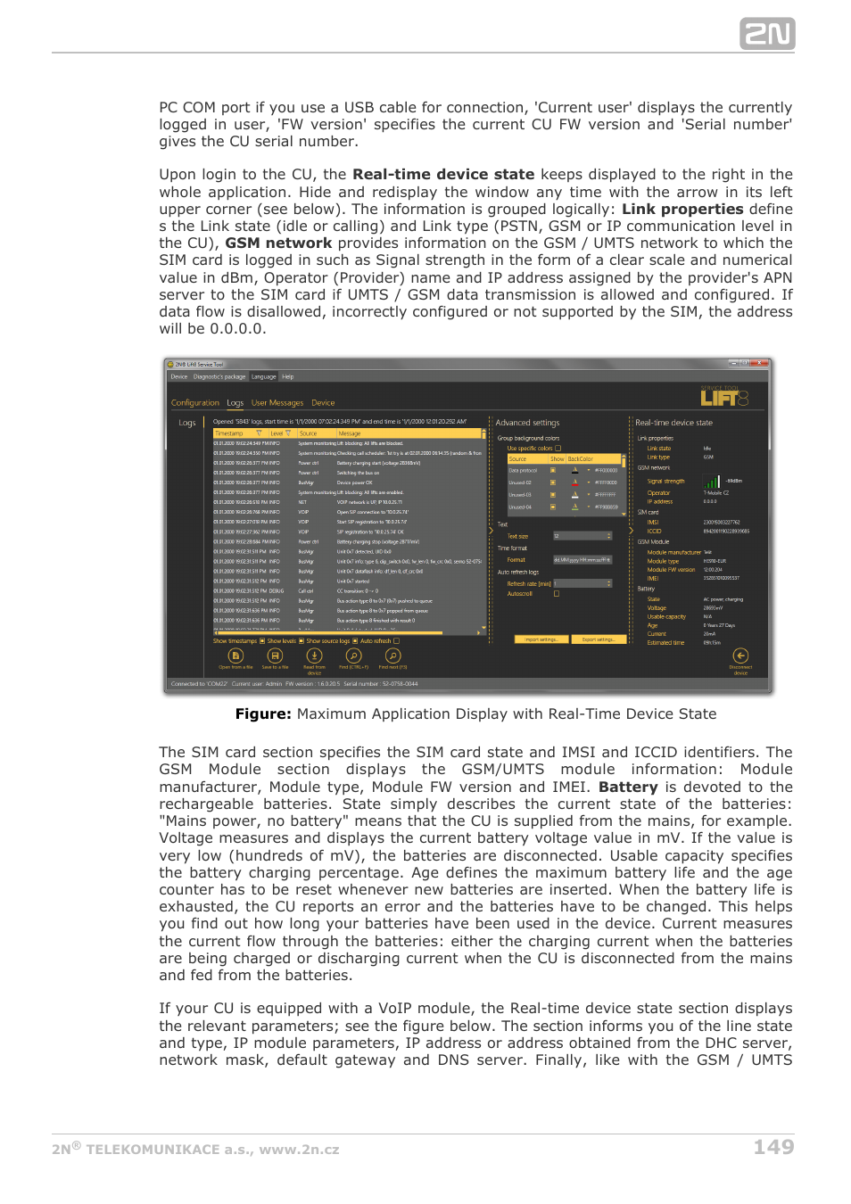 2N Lift8 v1.6.0 User Manual | Page 149 / 247