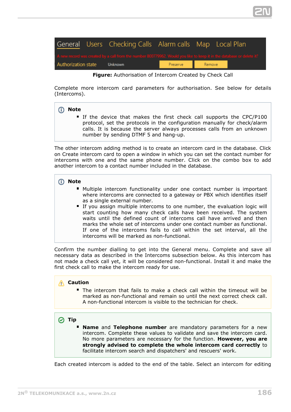 2N Lift8 v1.6.0 User Manual | Page 186 / 247