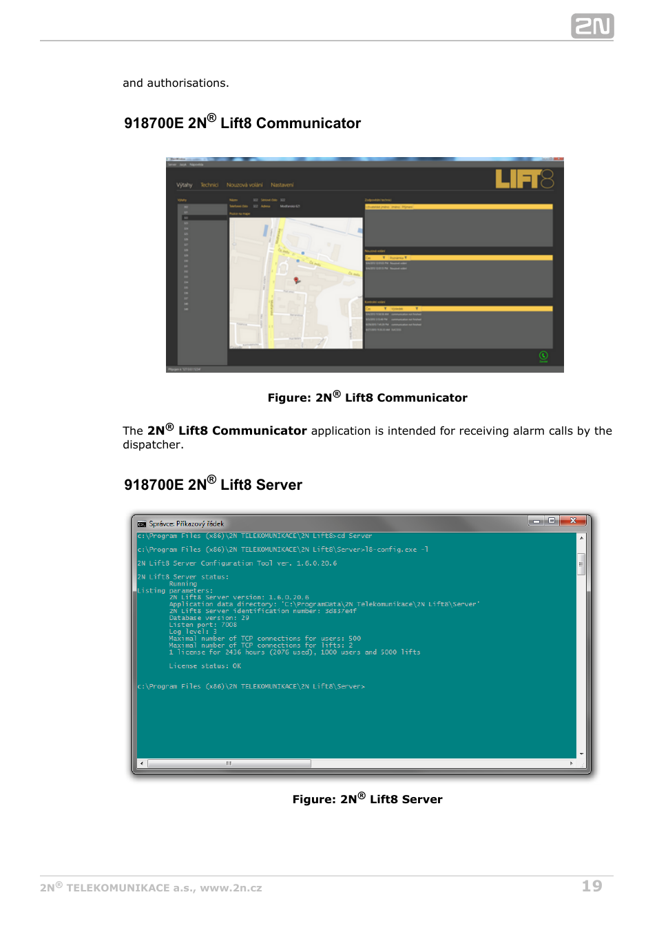 2N Lift8 v1.6.0 User Manual | Page 19 / 247