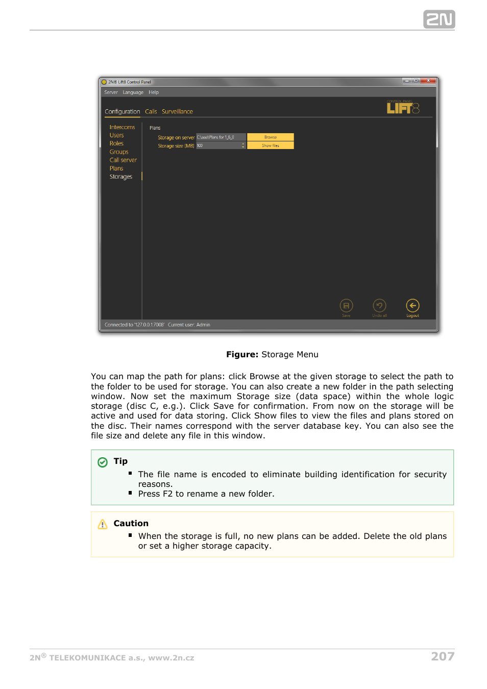 2N Lift8 v1.6.0 User Manual | Page 207 / 247