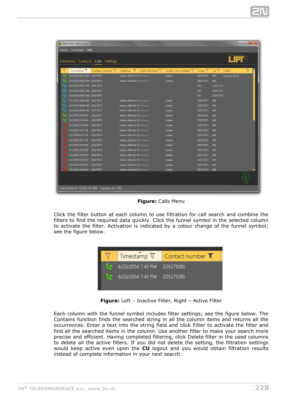 2N Lift8 v1.6.0 User Manual | Page 228 / 247