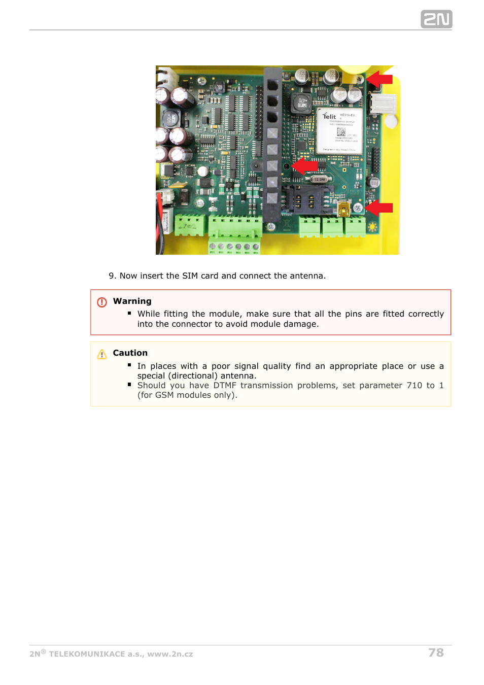 2N Lift8 v1.6.0 User Manual | Page 78 / 247