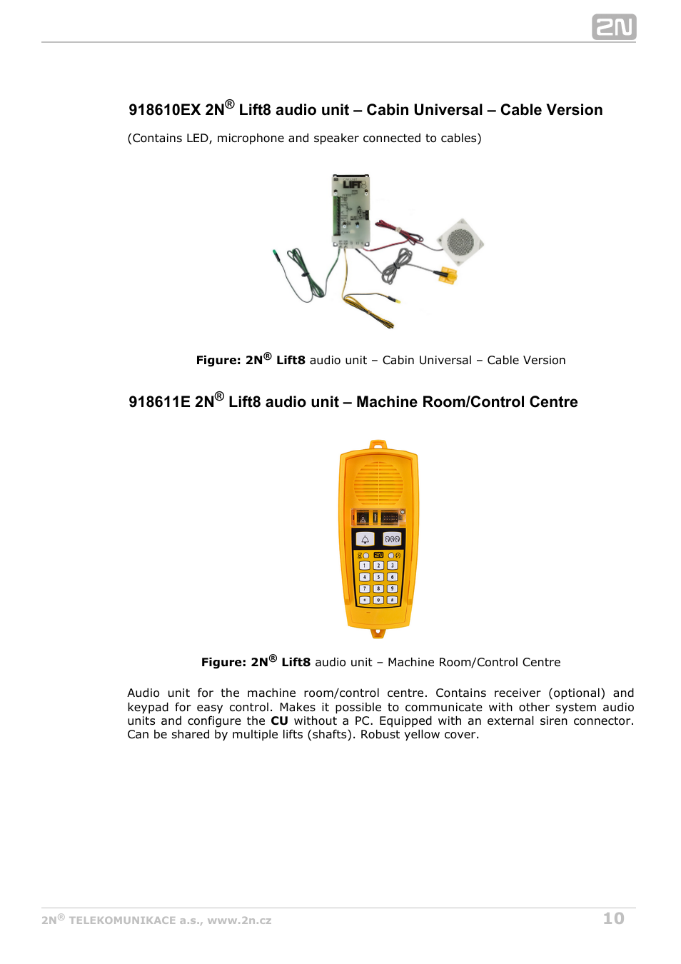 2N Lift8 v1.5.2 User Manual | Page 10 / 185