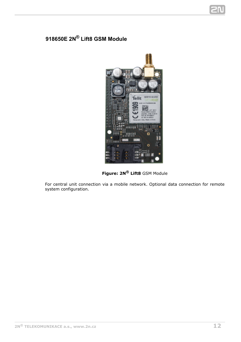 2N Lift8 v1.5.2 User Manual | Page 12 / 185