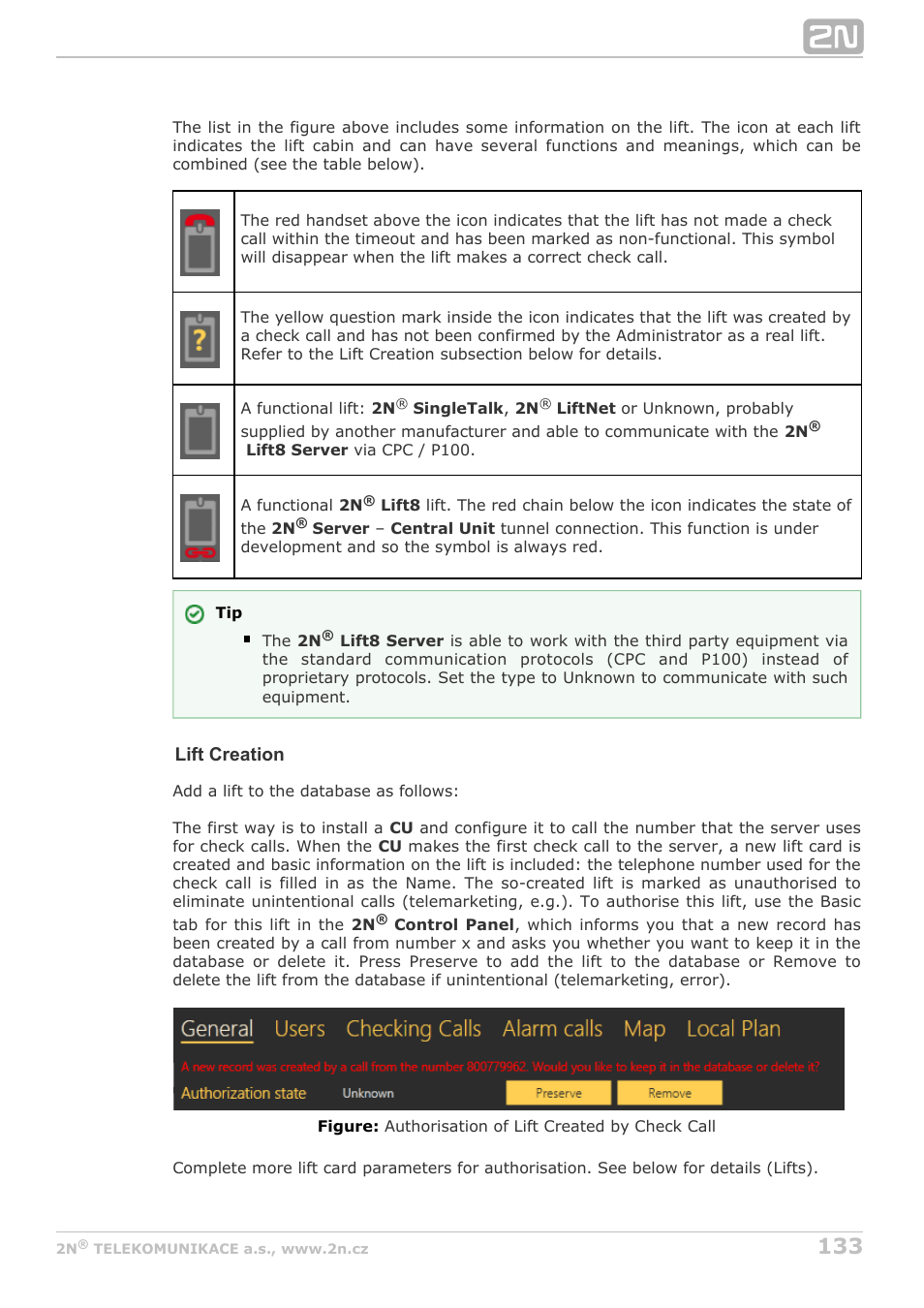 2N Lift8 v1.5.2 User Manual | Page 133 / 185