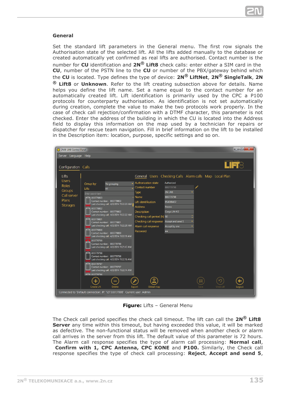 2N Lift8 v1.5.2 User Manual | Page 135 / 185