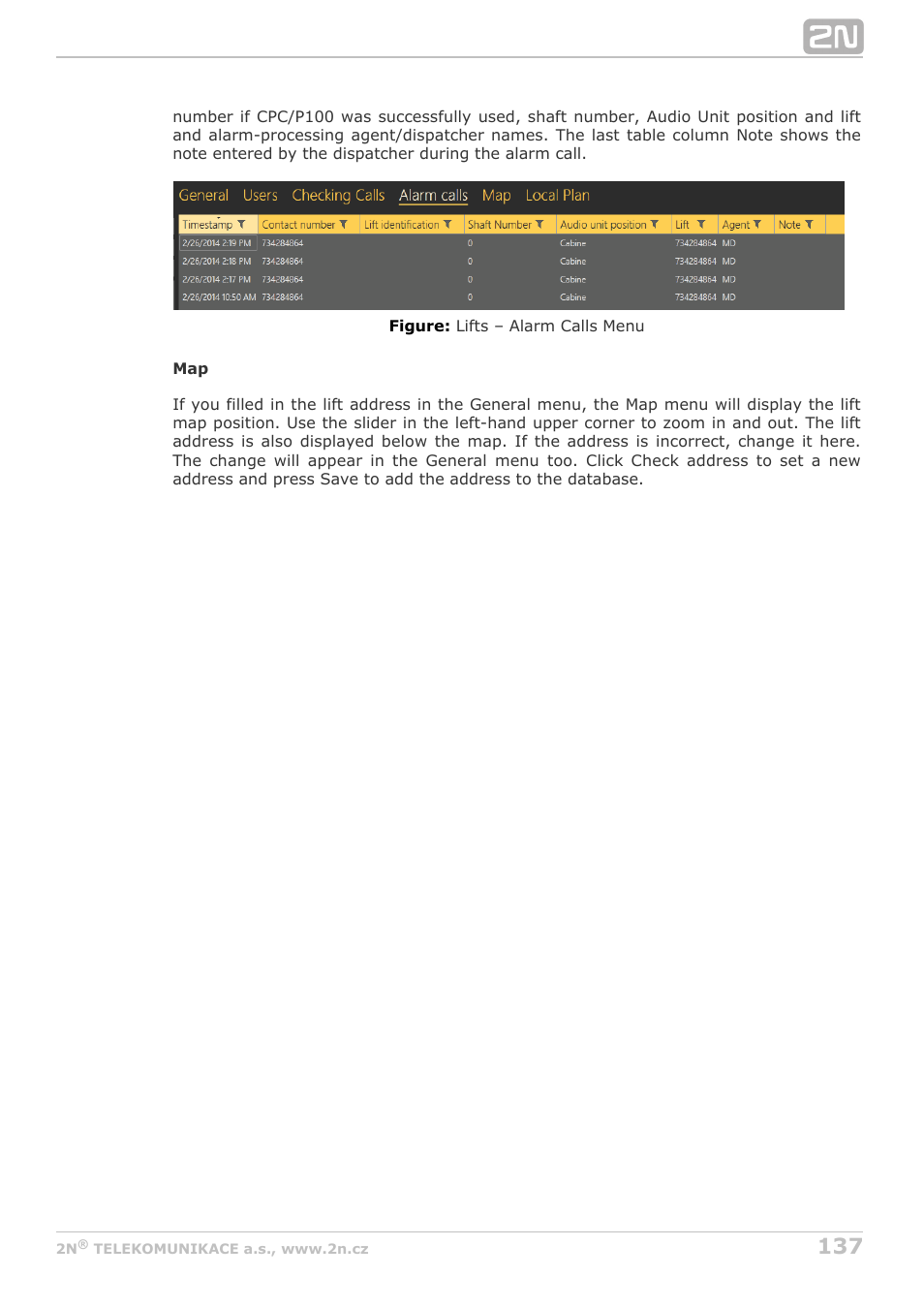 2N Lift8 v1.5.2 User Manual | Page 137 / 185
