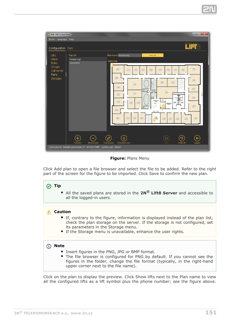 2N Lift8 v1.5.2 User Manual | Page 151 / 185