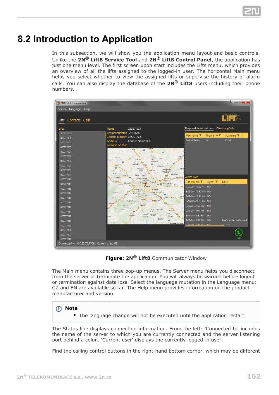 2 introduction to application | 2N Lift8 v1.5.2 User Manual | Page 162 / 185