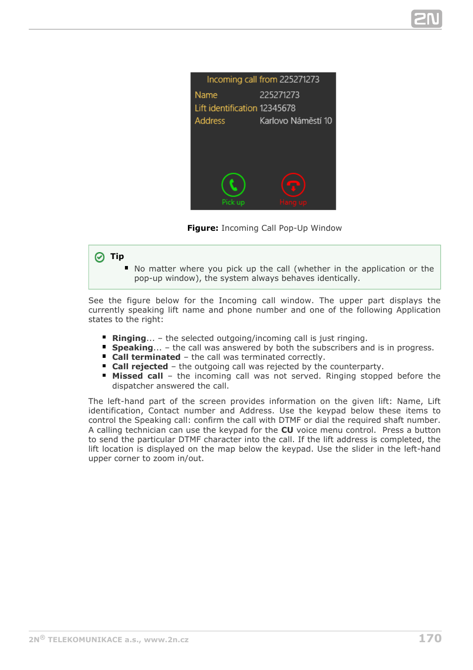 2N Lift8 v1.5.2 User Manual | Page 170 / 185