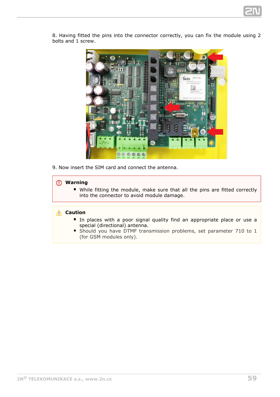 2N Lift8 v1.5.2 User Manual | Page 59 / 185