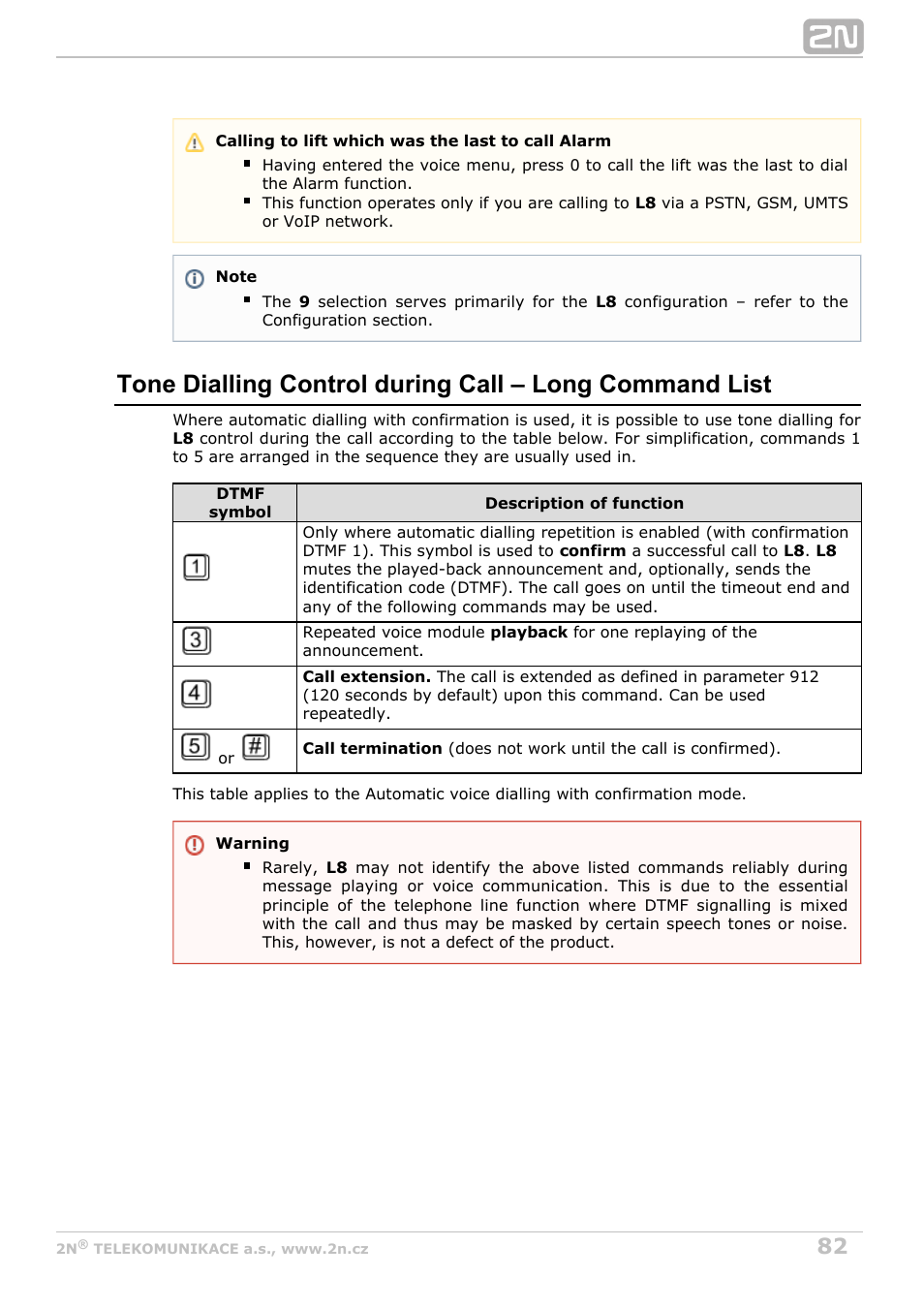 2N Lift8 v1.5.2 User Manual | Page 82 / 185