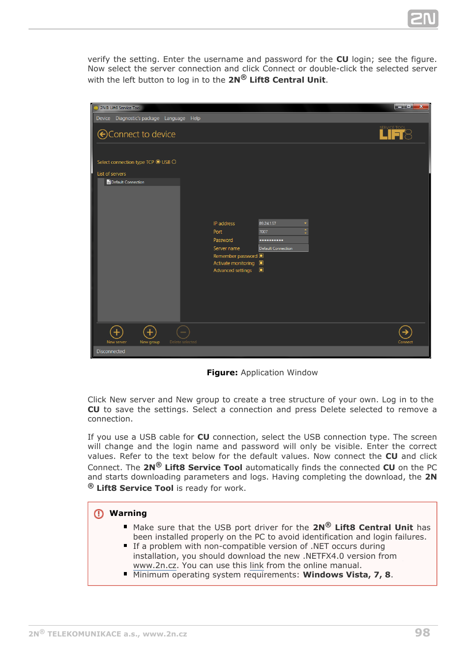 2N Lift8 v1.5.2 User Manual | Page 98 / 185