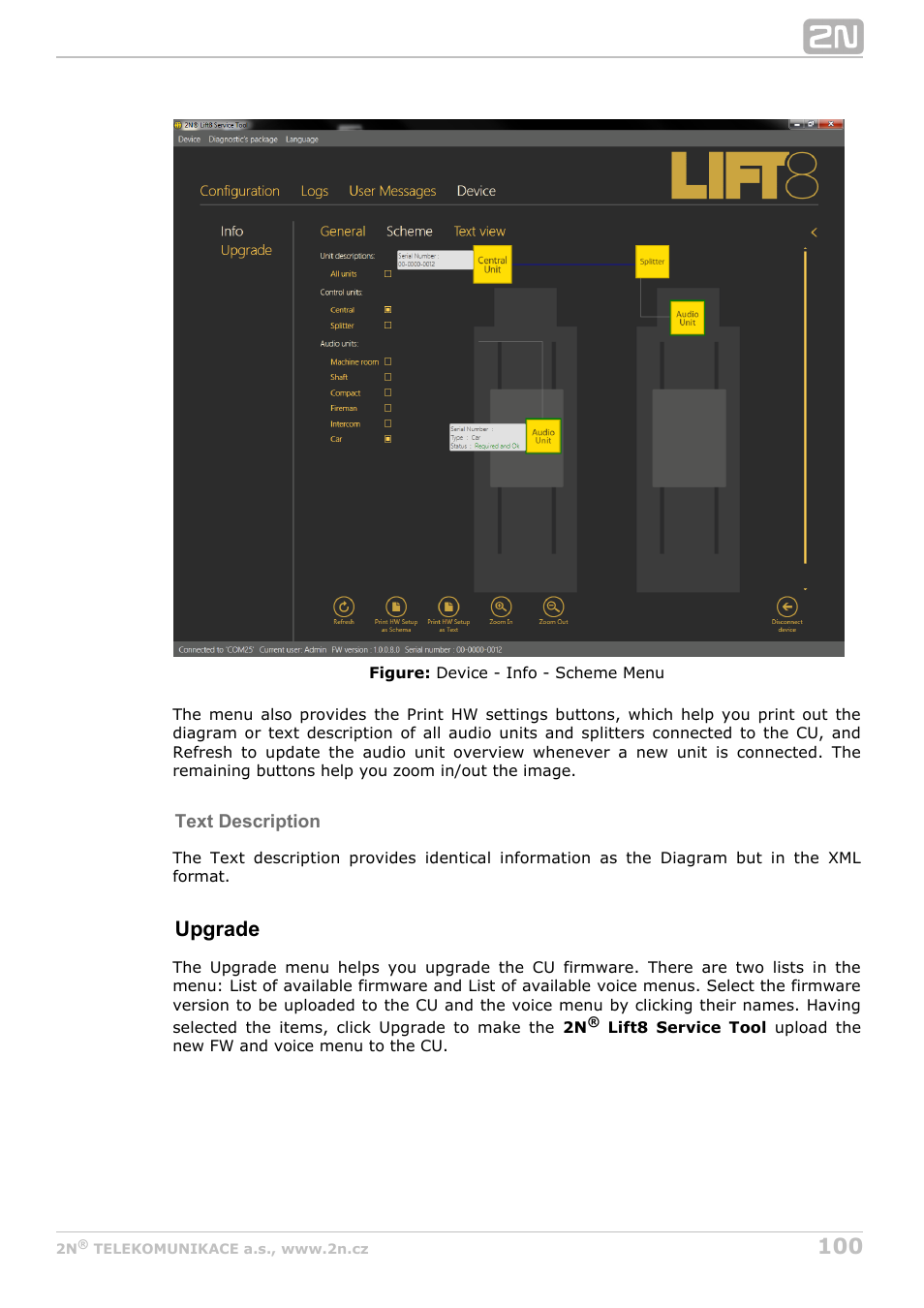 Upgrade | 2N Lift8 v1.0 User Manual | Page 100 / 164