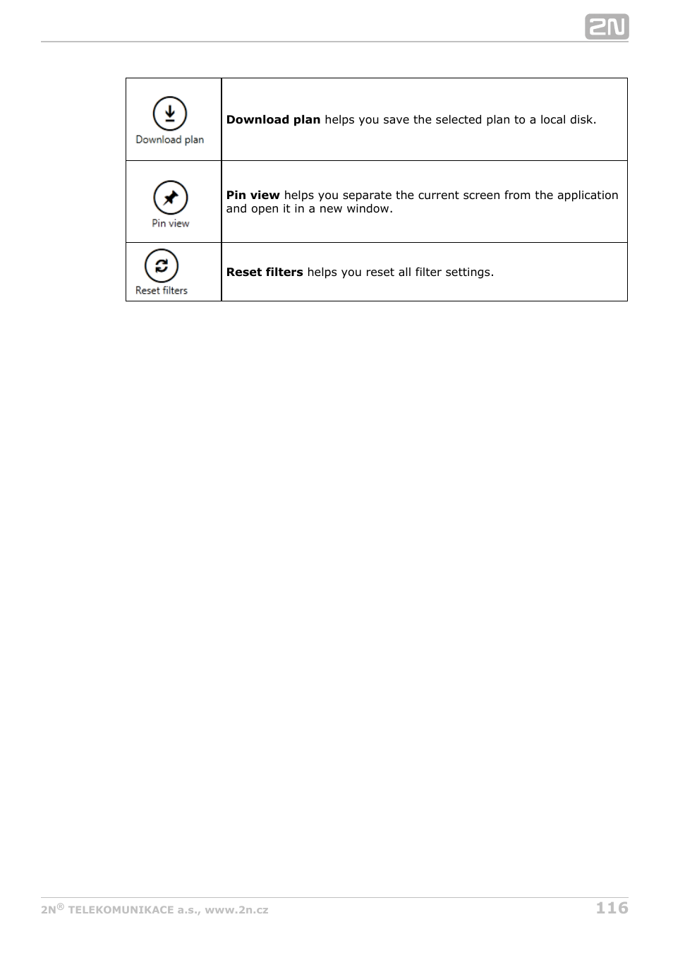 2N Lift8 v1.0 User Manual | Page 116 / 164