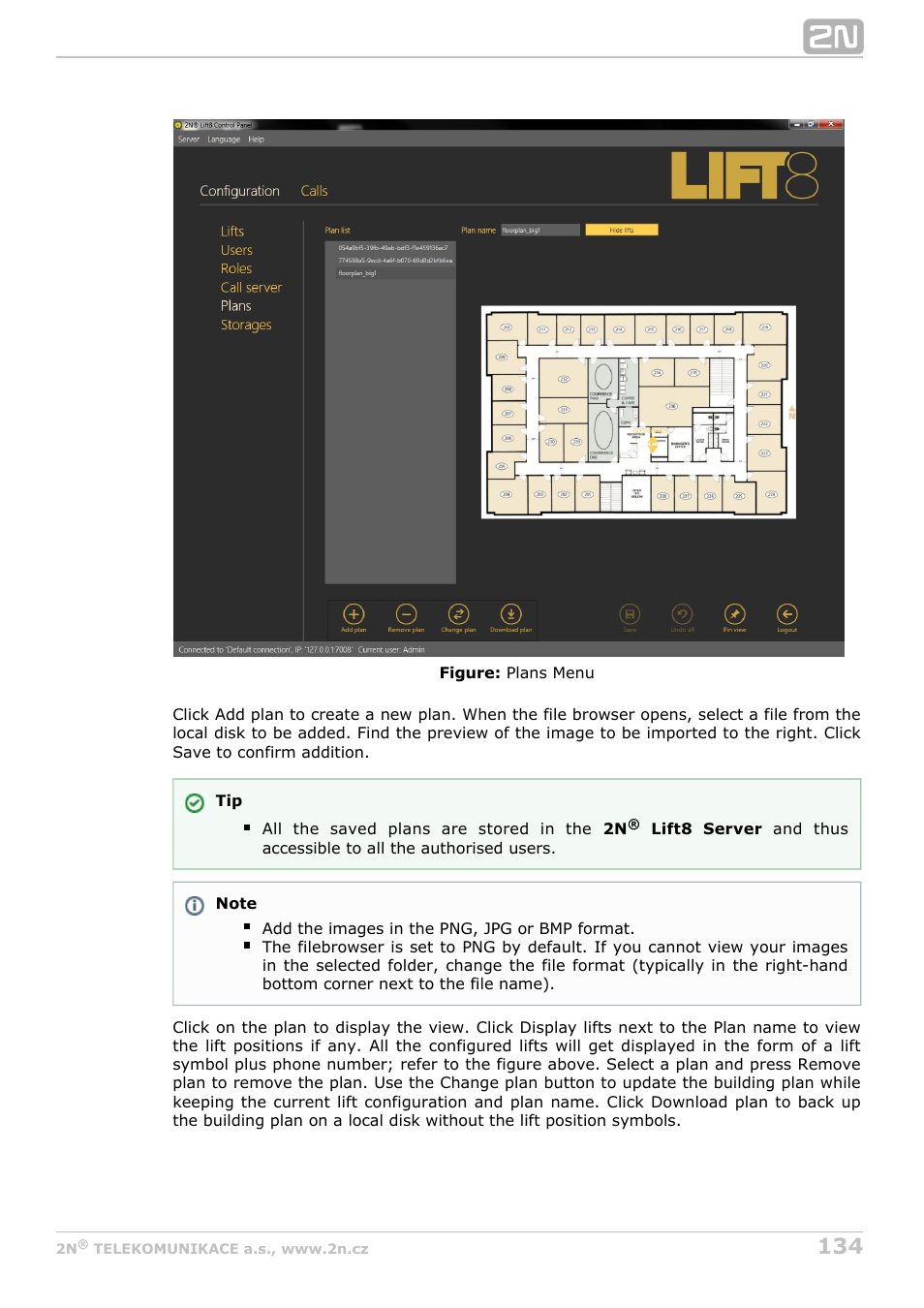 2N Lift8 v1.0 User Manual | Page 134 / 164