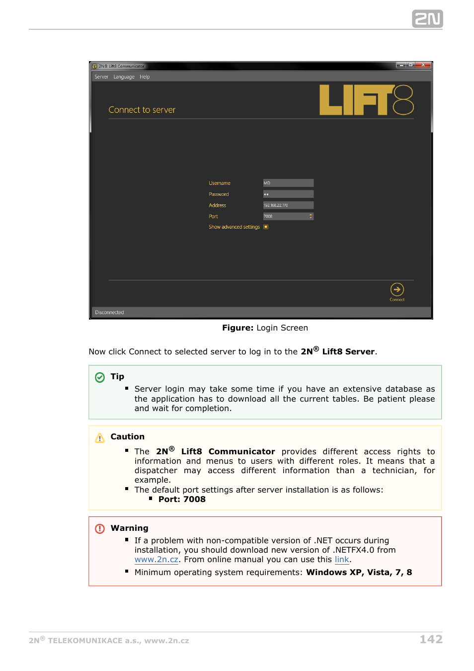 2N Lift8 v1.0 User Manual | Page 142 / 164