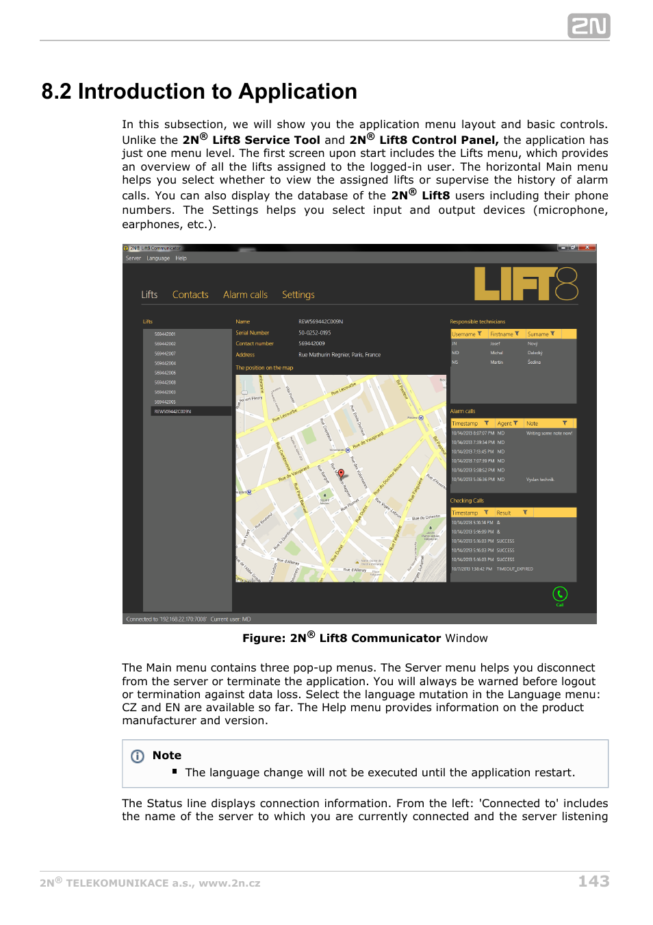 2 introduction to application | 2N Lift8 v1.0 User Manual | Page 143 / 164