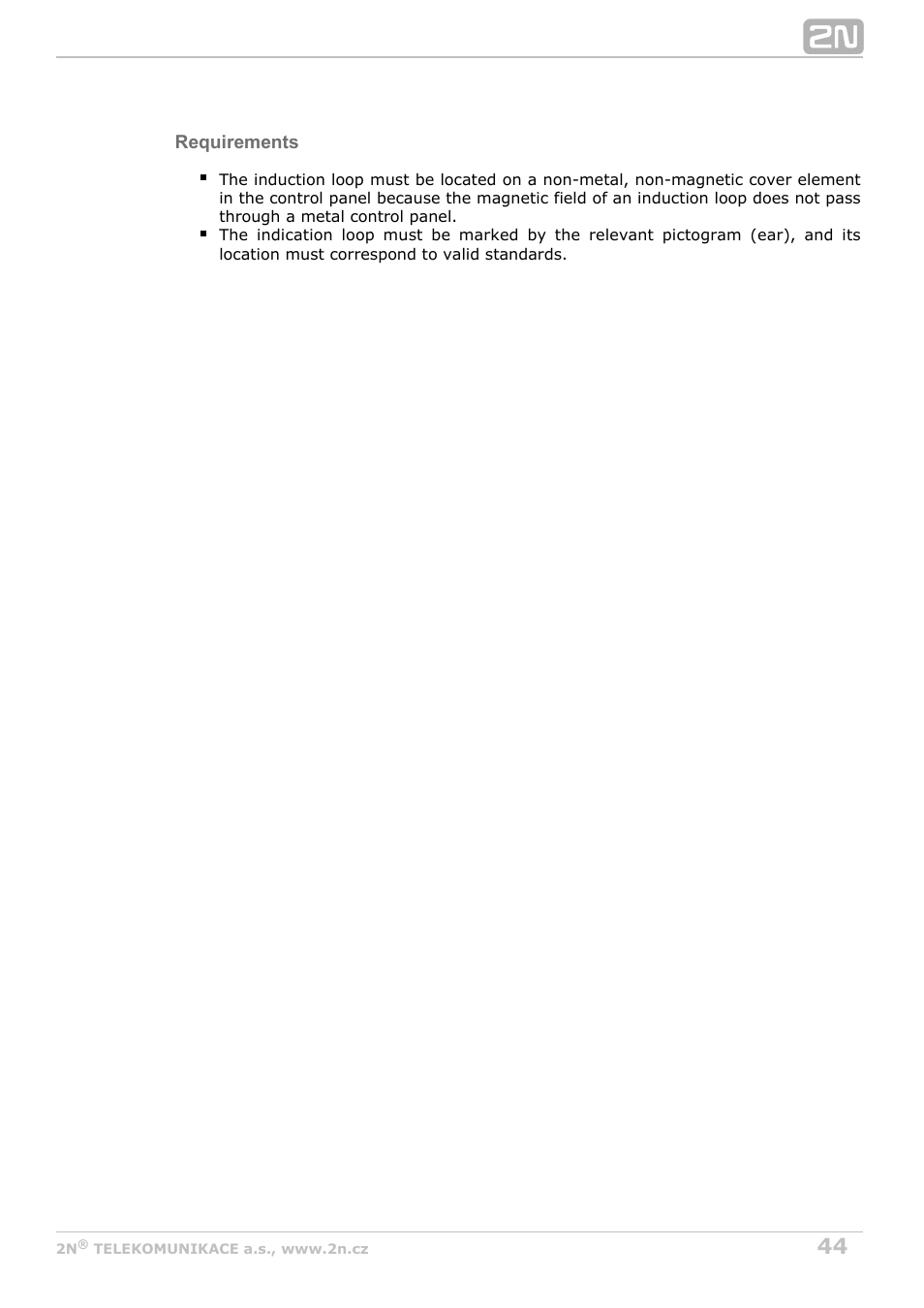 2N Lift8 v1.0 User Manual | Page 44 / 164