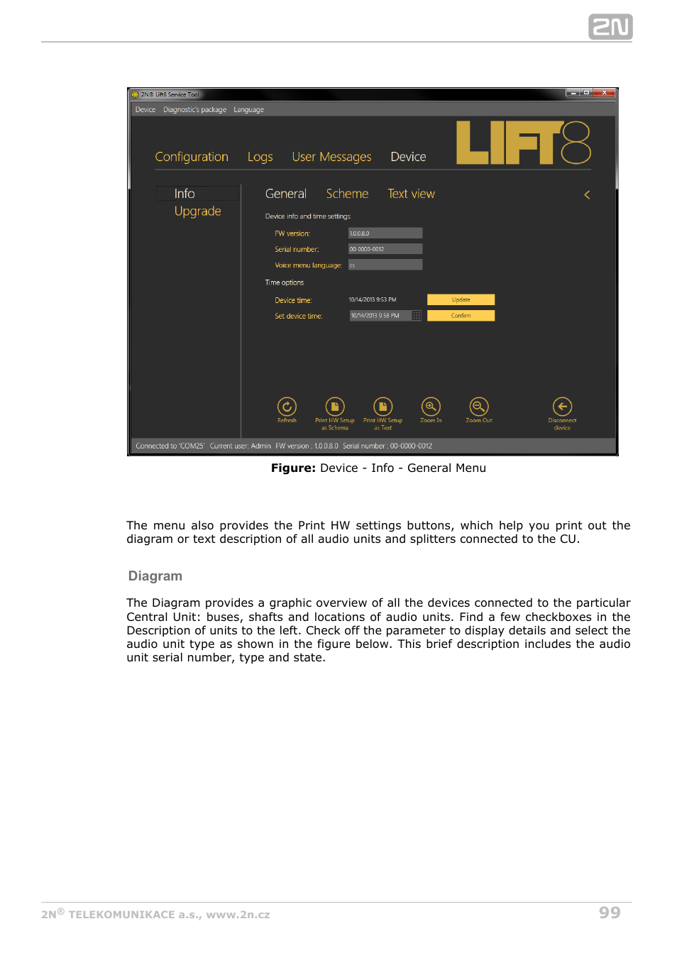 2N Lift8 v1.0 User Manual | Page 99 / 164