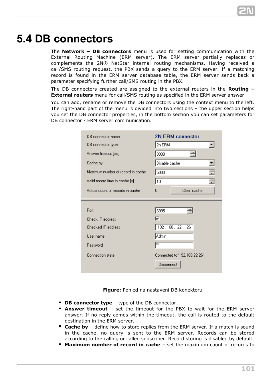 4 db connectors | 2N NetStar Admin manual User Manual | Page 101 / 282