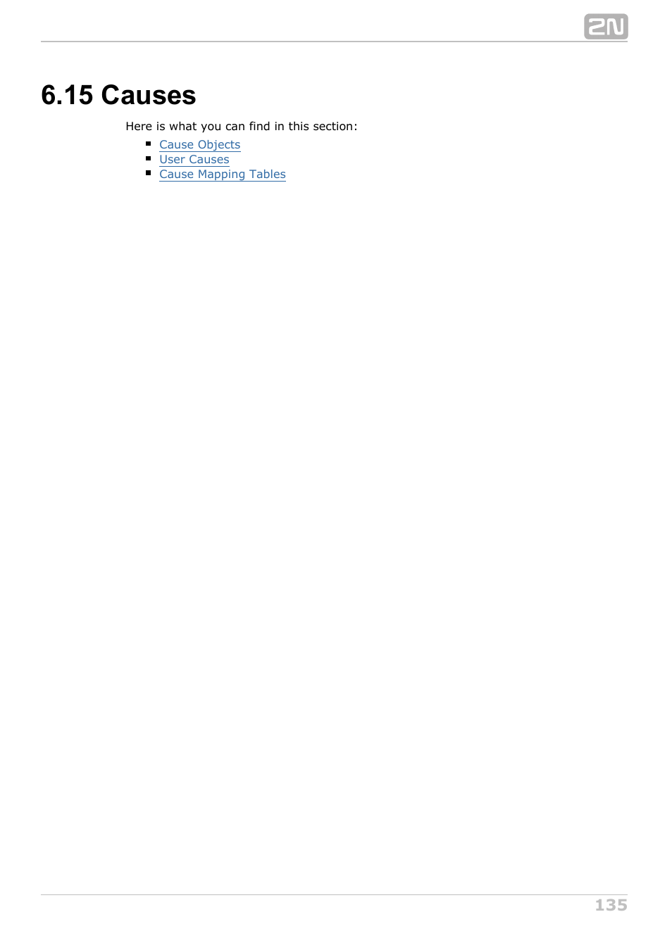 15 causes | 2N NetStar Admin manual User Manual | Page 135 / 282