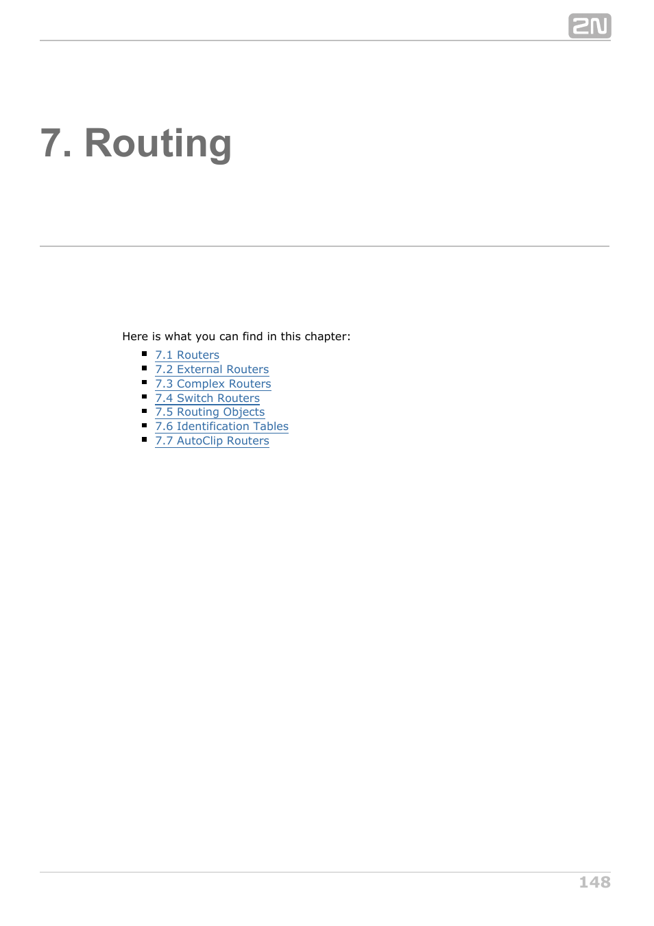 Routing | 2N NetStar Admin manual User Manual | Page 148 / 282