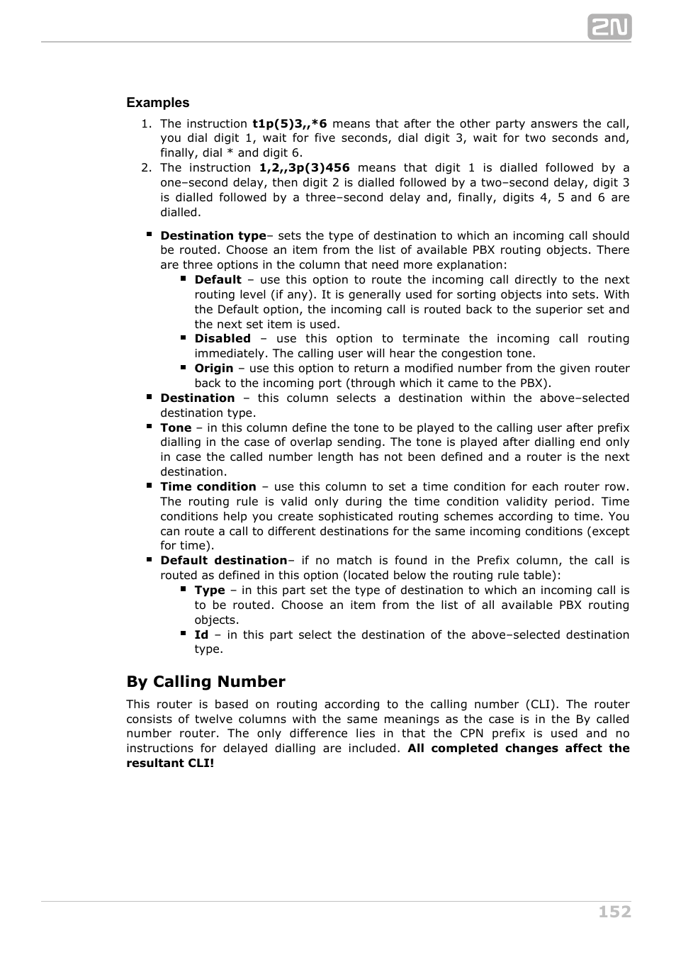 By calling number | 2N NetStar Admin manual User Manual | Page 152 / 282