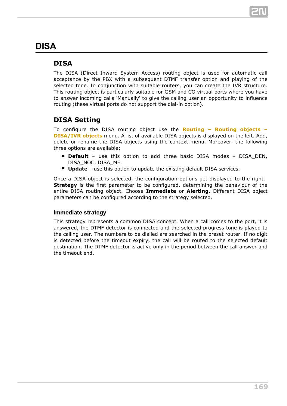 Disa | 2N NetStar Admin manual User Manual | Page 169 / 282