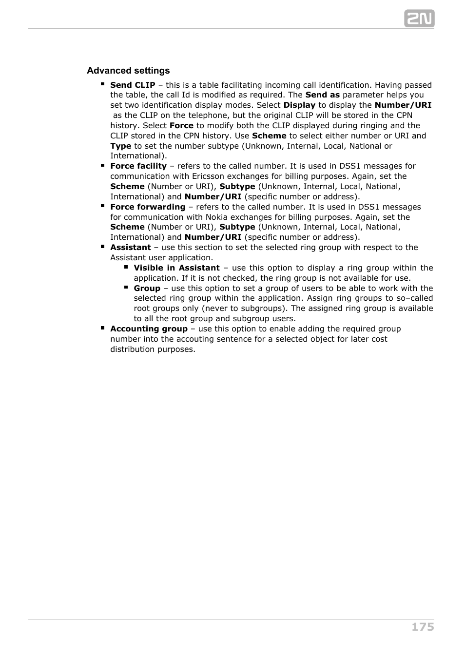 2N NetStar Admin manual User Manual | Page 175 / 282