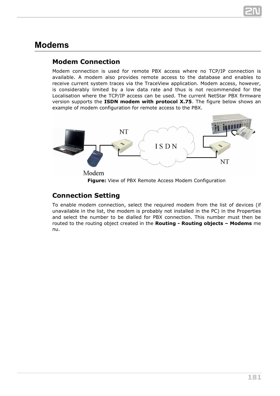 Modems | 2N NetStar Admin manual User Manual | Page 181 / 282