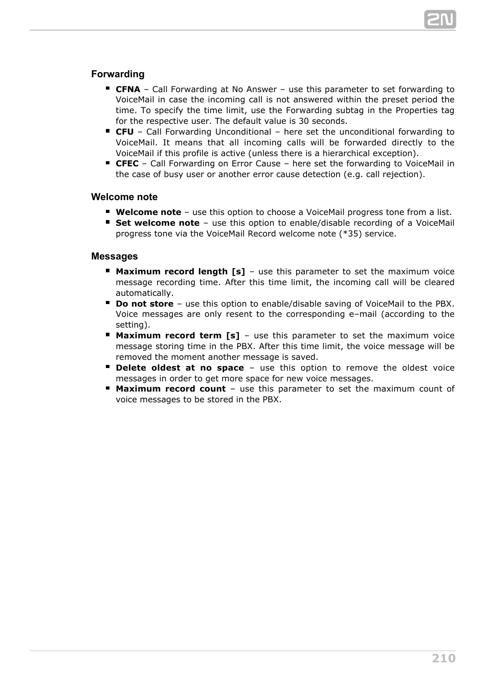 2N NetStar Admin manual User Manual | Page 210 / 282