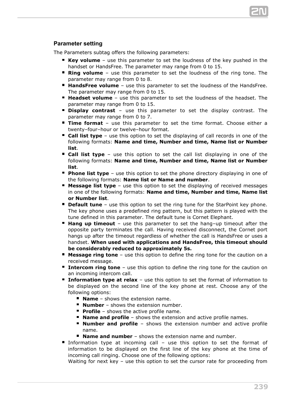 2N NetStar Admin manual User Manual | Page 239 / 282