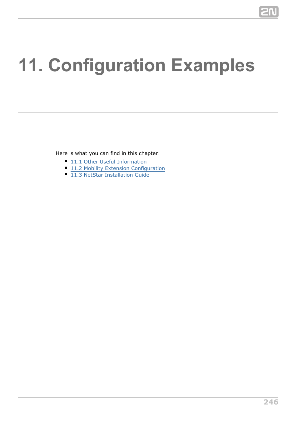 Configuration examples | 2N NetStar Admin manual User Manual | Page 246 / 282