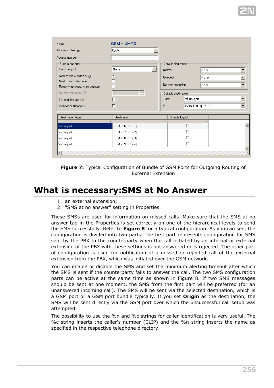 What is necessary:sms at no answer | 2N NetStar Admin manual User Manual | Page 256 / 282