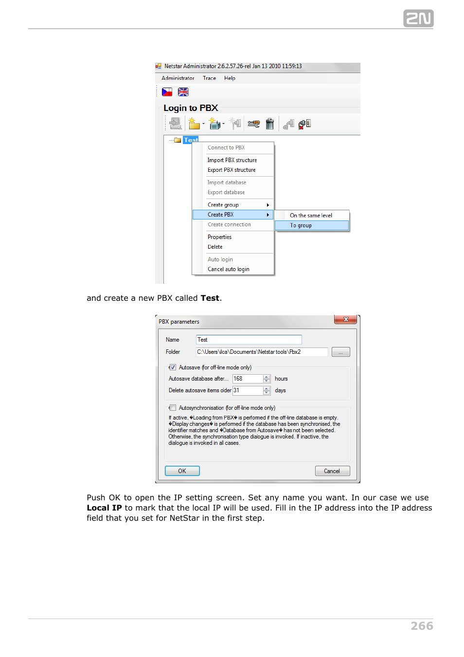 2N NetStar Admin manual User Manual | Page 266 / 282