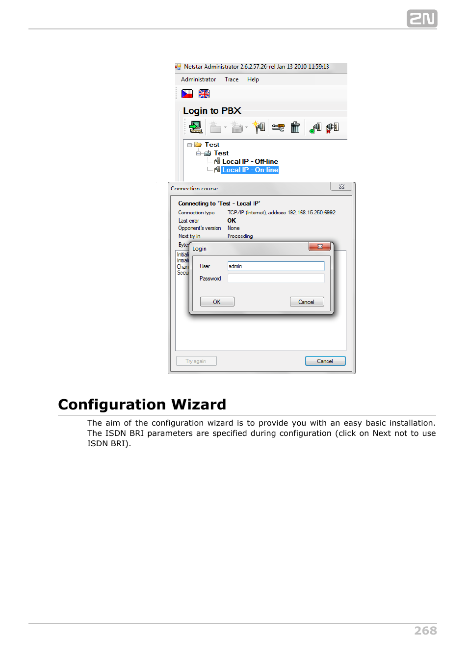 Configuration wizard | 2N NetStar Admin manual User Manual | Page 268 / 282