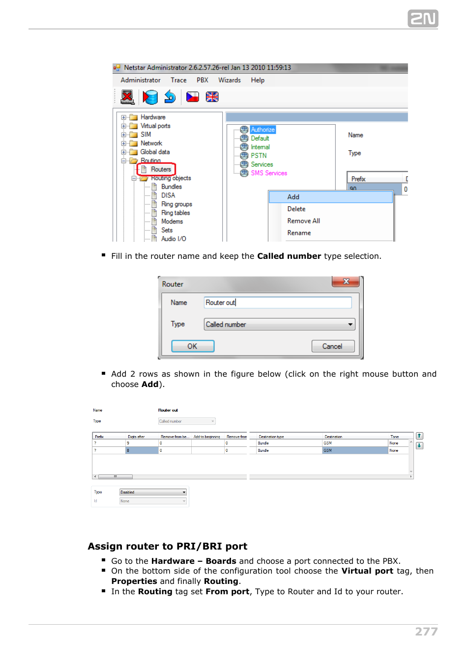 2N NetStar Admin manual User Manual | Page 277 / 282