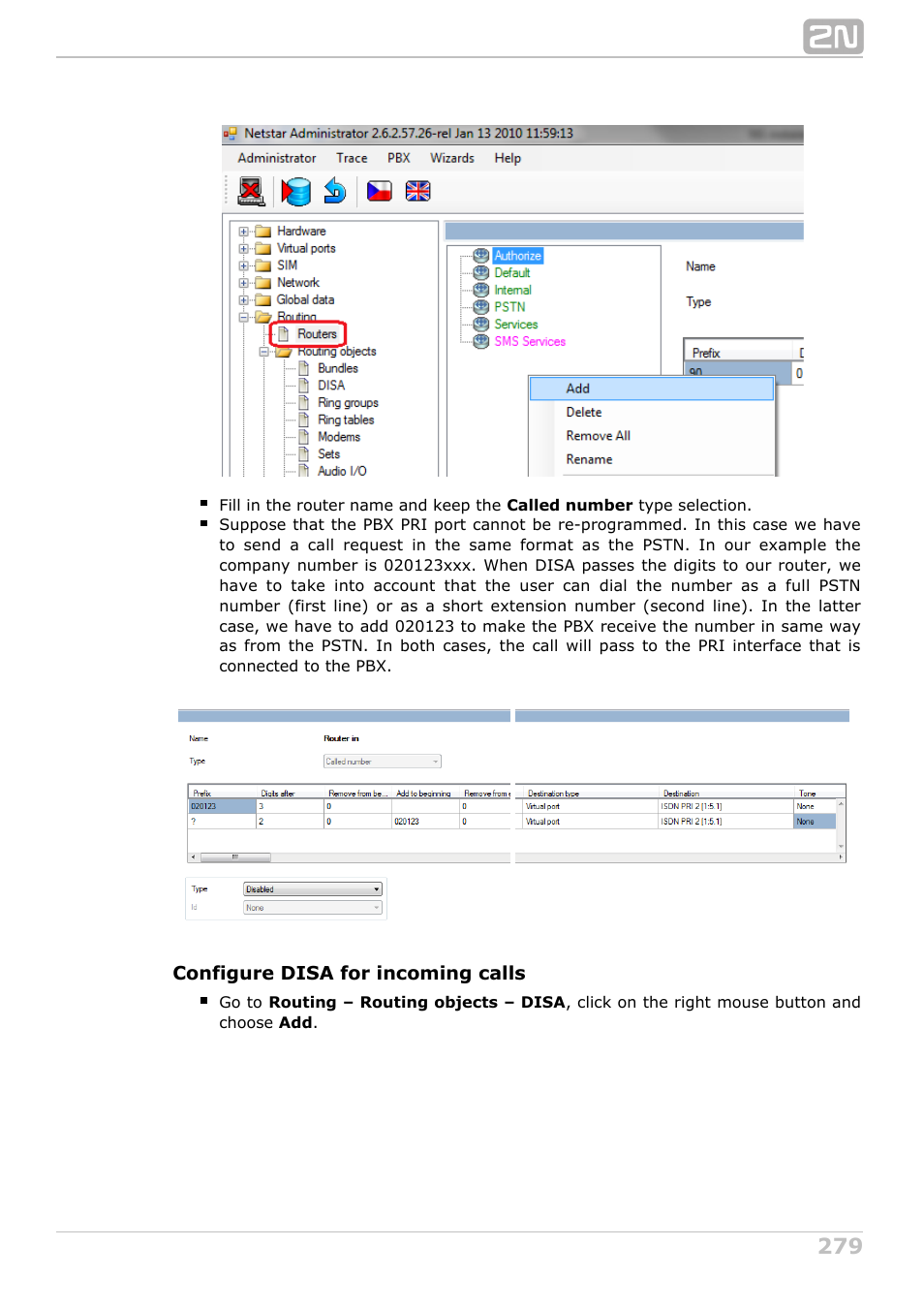 2N NetStar Admin manual User Manual | Page 279 / 282