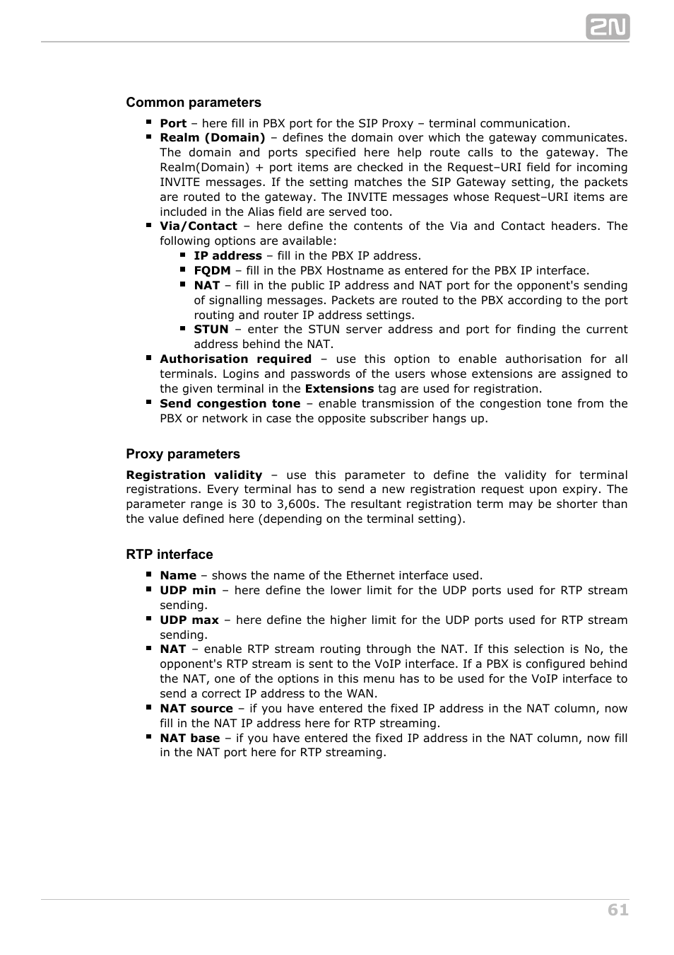 2N NetStar Admin manual User Manual | Page 61 / 282