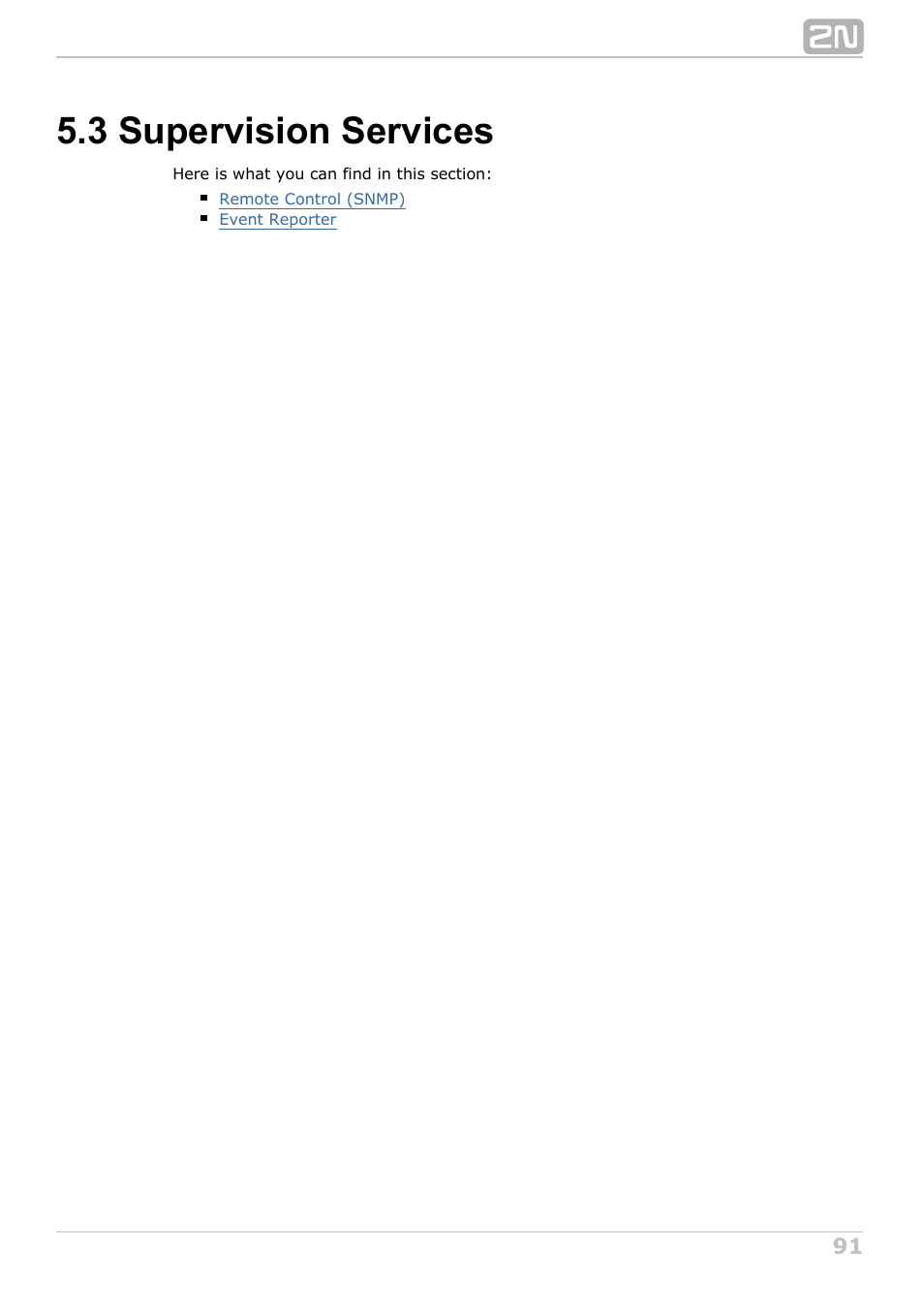 3 supervision services | 2N NetStar Admin manual User Manual | Page 91 / 282