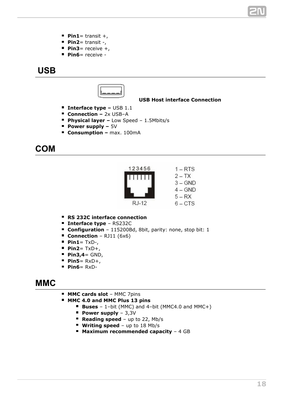 2N NetStar Hardware manual User Manual | Page 18 / 58