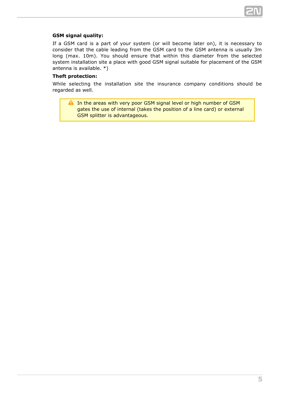 2N NetStar Hardware manual User Manual | Page 5 / 58